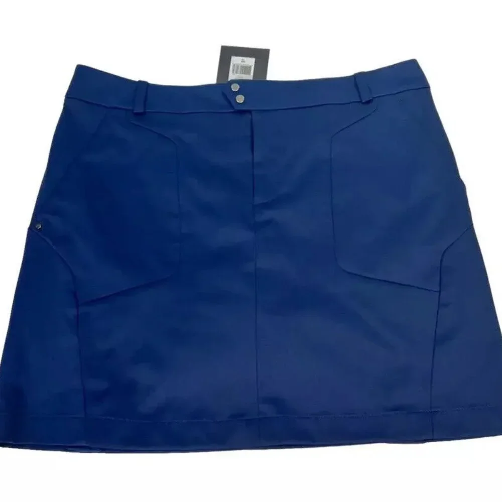 Ralph Lauren RLX Womens Skort Skirt Blue Golf Activewear Athletic 14 Tennis - Picture 1 of 12